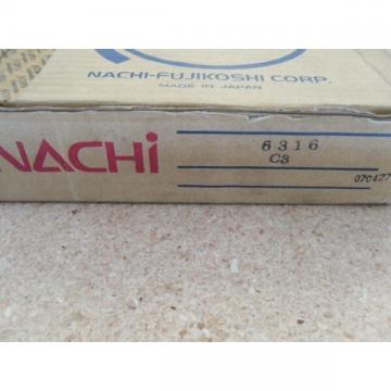 6316 Nachi Bearing Open C3 80x170x39 Made In Japan