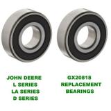 2 John Deere Mower Deck Spindle Bearings L100, L120,130, LA145, LA155 GX20818 