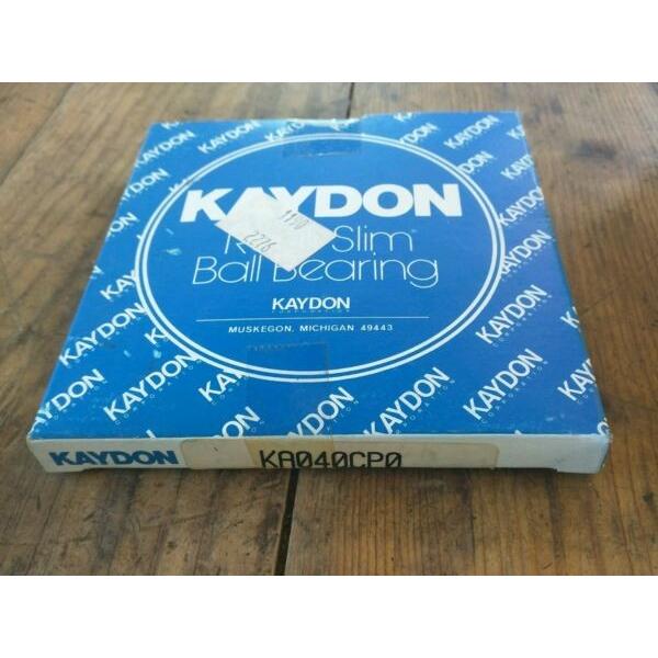Kaydon Bearing KA040CP0 Radial/Deep Groove Ball Bearing - 4 in ID, 4-1/2 in OD #1 image