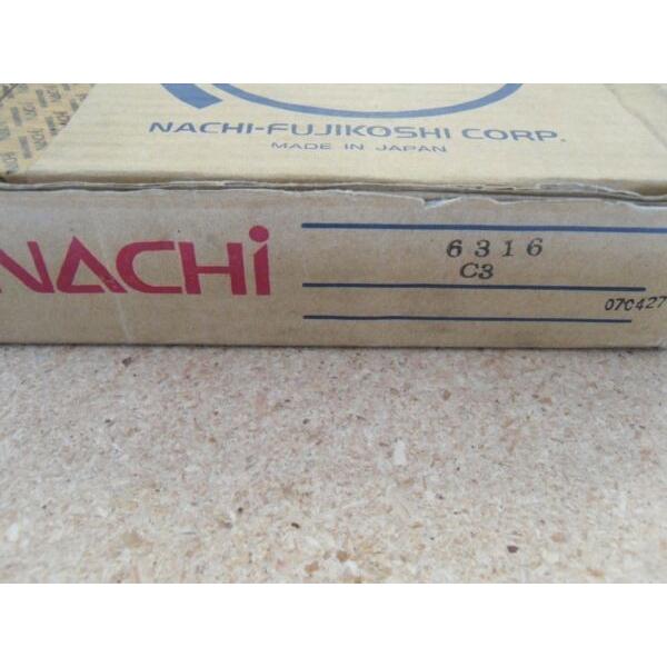 6316 Nachi Bearing Open C3 80x170x39 Made In Japan #1 image